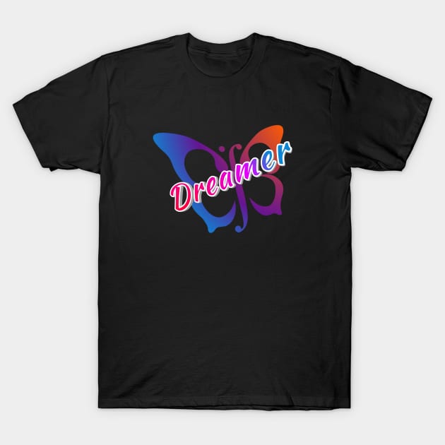 Dreamer Butterfly T-Shirt by Courtney's Creations